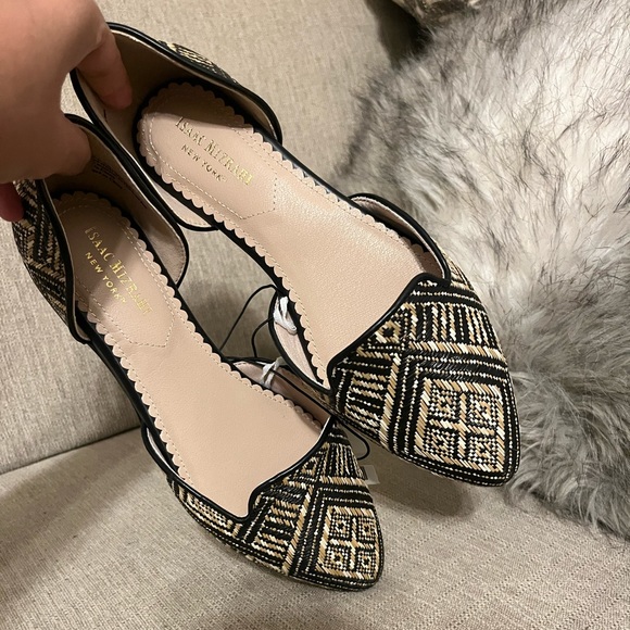 NWT ISAAC MIZRAHI Pattern Fun Flats, size 6.5 - Picture 9 of 10